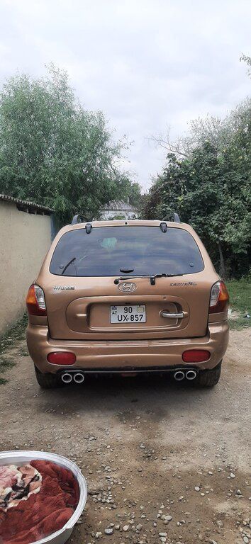 Hyundai Santa Fe, 2.0 L, 2002 il, 261 000 km 90-UX-857 — Avtomobillər, Xudat (2)