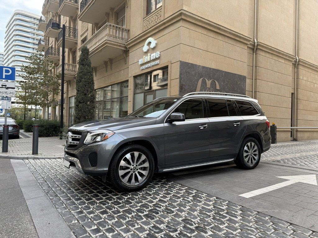 Mercedes GLS 450 4MATIC, 3.0 L, 2018 il, 199 938 km — Avtomobillər, Bakı (3)