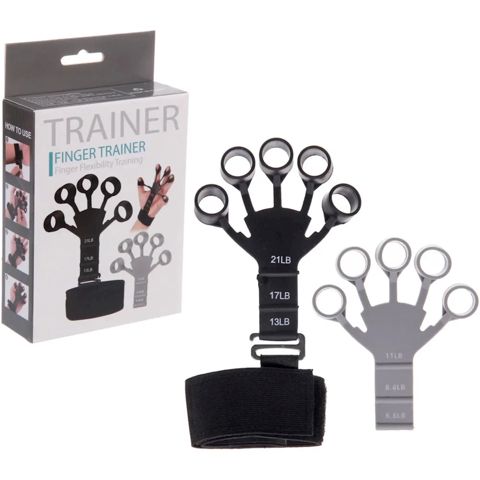 Əl üçün espander Finger Flexibility Trainer, tənzimlənən, qara — Bakı