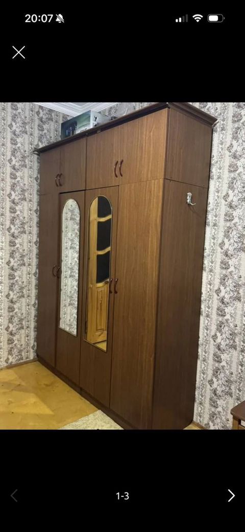 Mebel dəsti – 2 ədəd qapılı şkaf 1) Böyük qardirob: - Material — Мебель для хранения