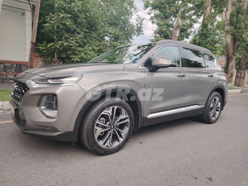 Hyundai Santa Fe 2.4 L, 2019, 204 330 km 99-RG-352 — Avtomobillər, Qax (4)