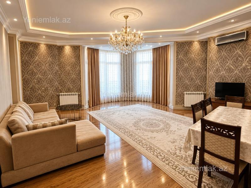 Kirayə 3 otaqlı Bina evi menzil (Yeni tikili), 150 m², Yasamal rayonu — Mənzil, Bakı