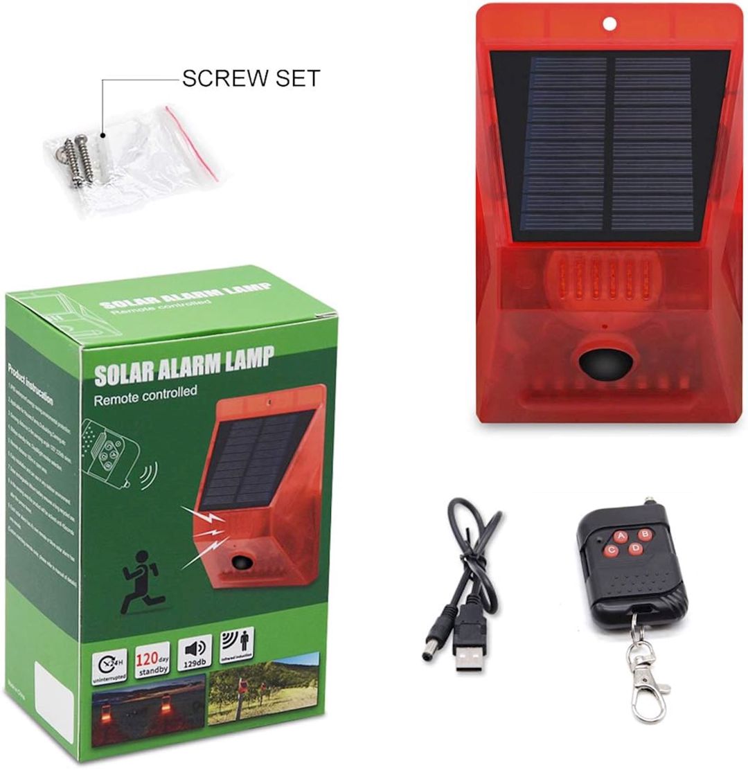 Günəş enerjisi ilə işləyən heyvan qorxuducusu Solar B085 — Mallar, Bakı (2)