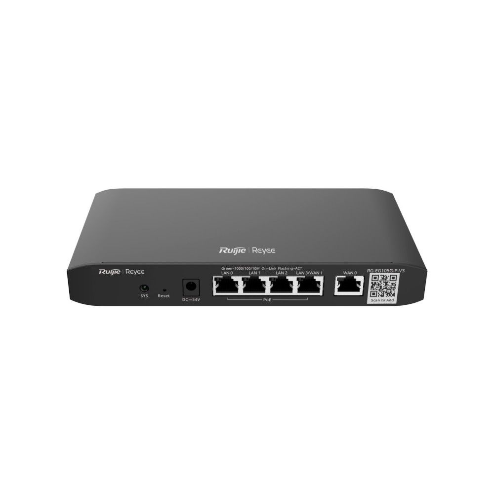 Reyee RG-EG105G-P-V3 Gigabit PoE VPN Router — Mallar, Bakı