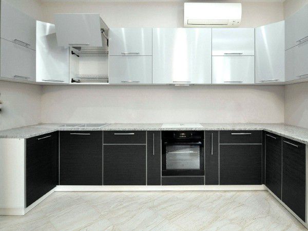 Panel MDF (Akril) materiallı mətbəx mebeli — Mətbəx mobilyası, Bakı (8)