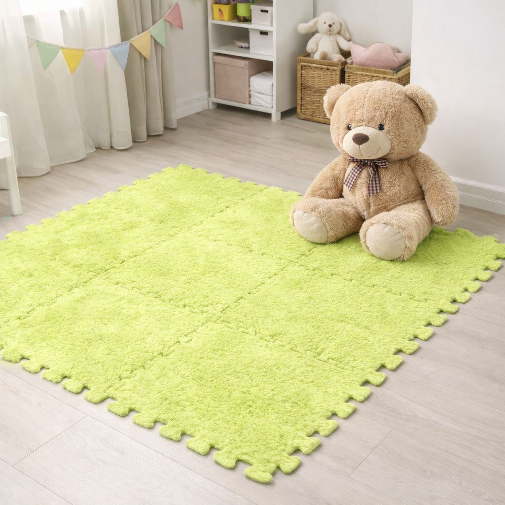 Uşaqlar üçün döşəmə-pazl 29042784, EVA, 30x30x1 sm, 10 hissə, yaşıl — Mallar, Bakı (3)