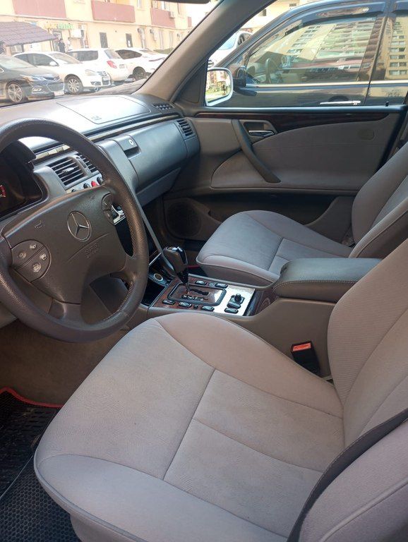 Mercedes E 240, 2.4 L, 2001 il, 253 860 km — Avtomobillər, Bakı (8)