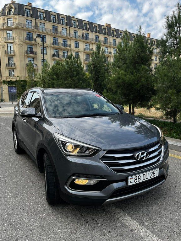 Hyundai Santa Fe, 2.0 L, 2016 il, 19 400 km 88-DU-281 — Avtomobillər, Bakı (5)