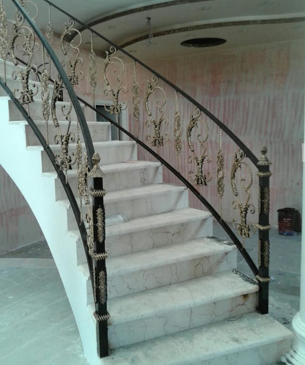 Balkon məhəccəri, Polad, Rayonlara çatdırılma — Pəncərələr, qapılar, balkonlar, Quba (5)