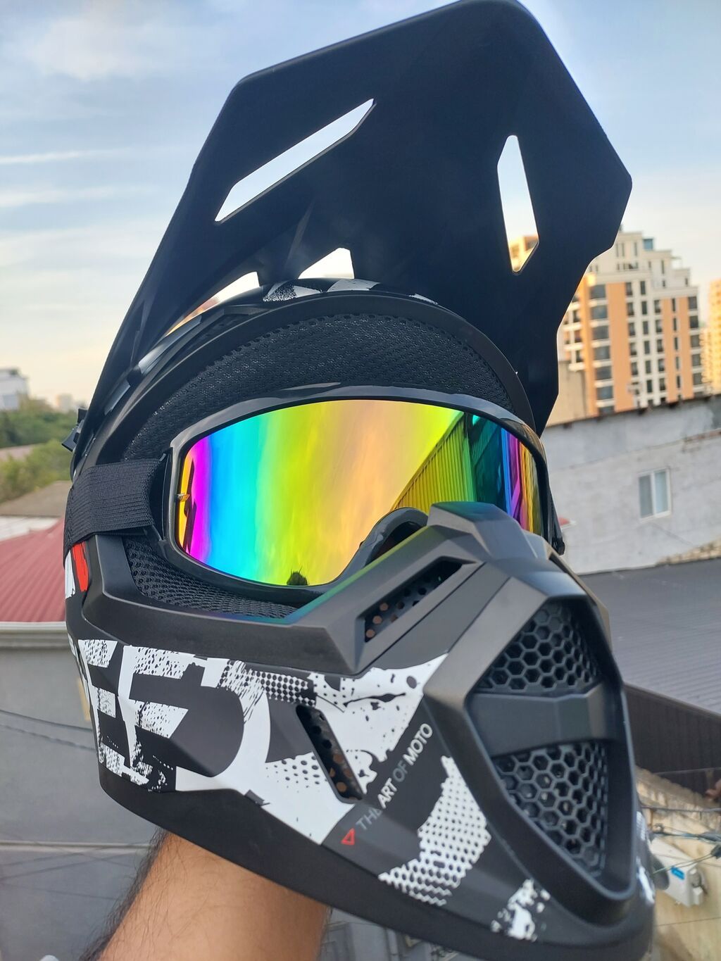 Off-Road (Cross) Moto kask satıram Məhsul yenidir, istifadə — Motosiklet geyimi, Bakı (2)