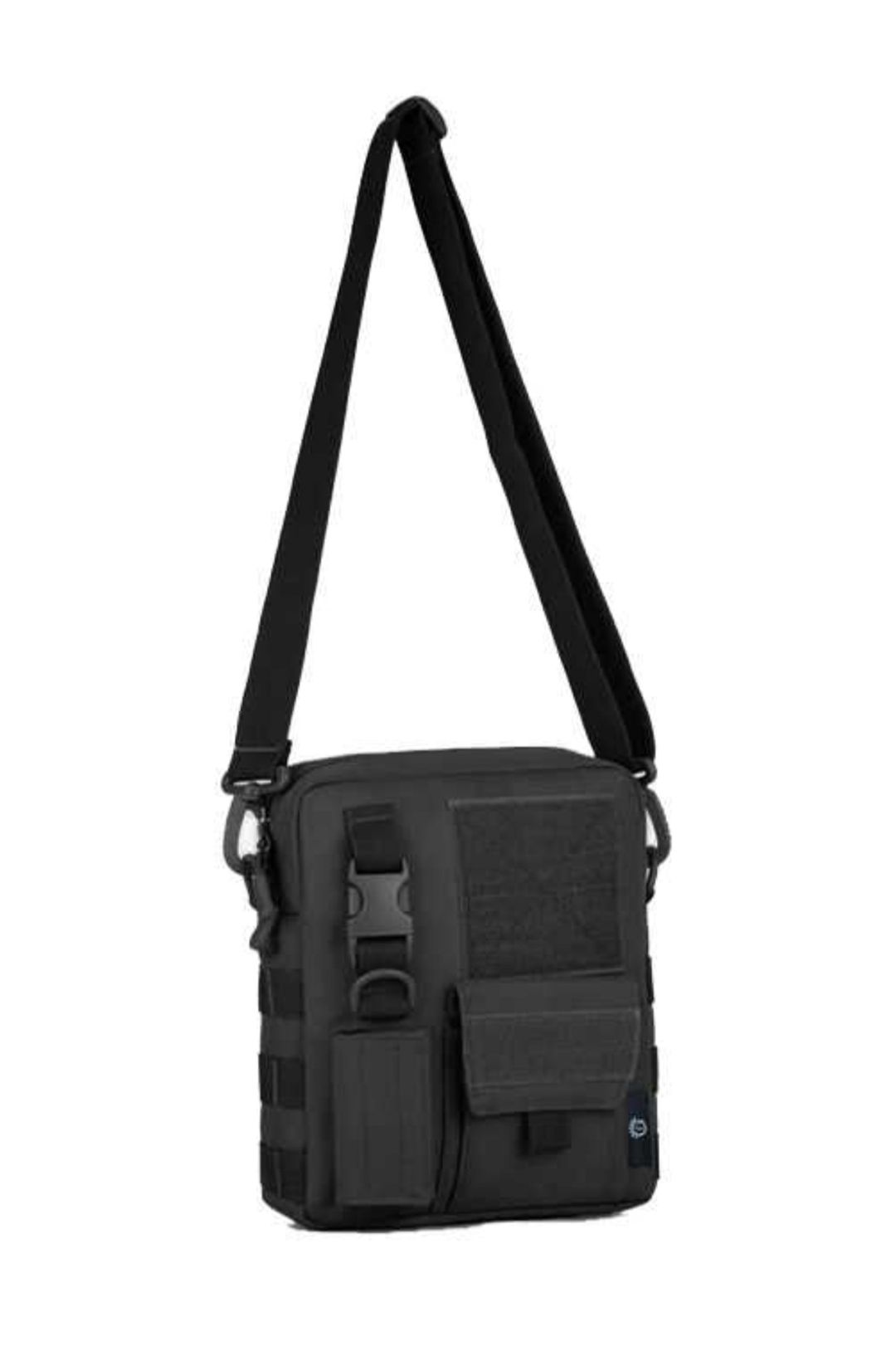 Kross-bodi çanta No Brand, plaşlıq parça, qara, 25 sm — Mallar, Bakı (3)