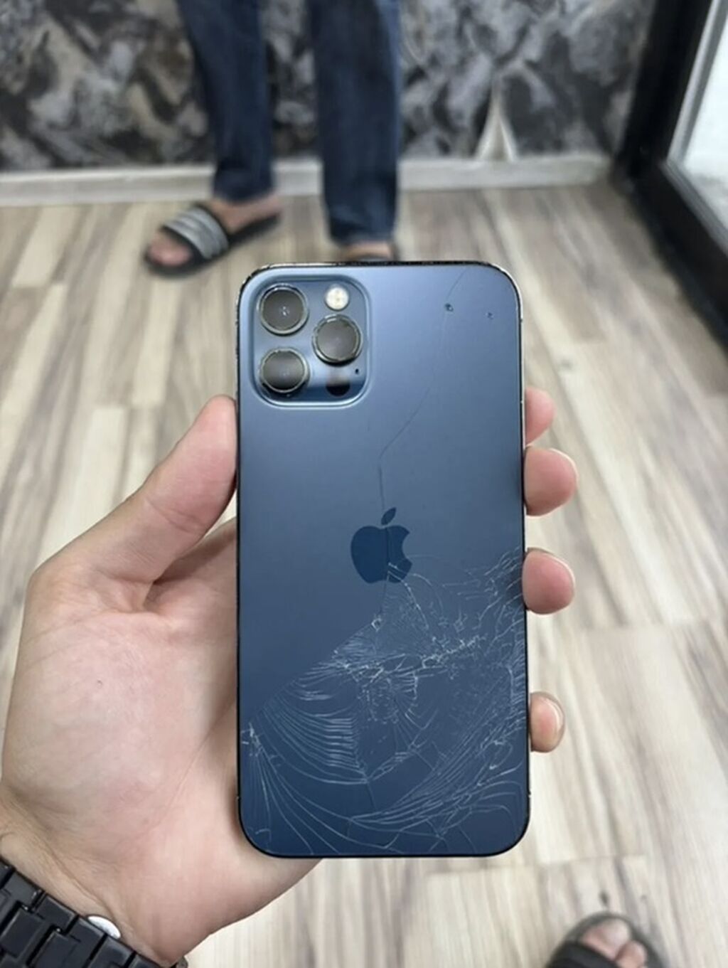 IPhone 12 Pro, 128 GB, Sierra Blue, Face ID — Apple iPhone, Digah (4)