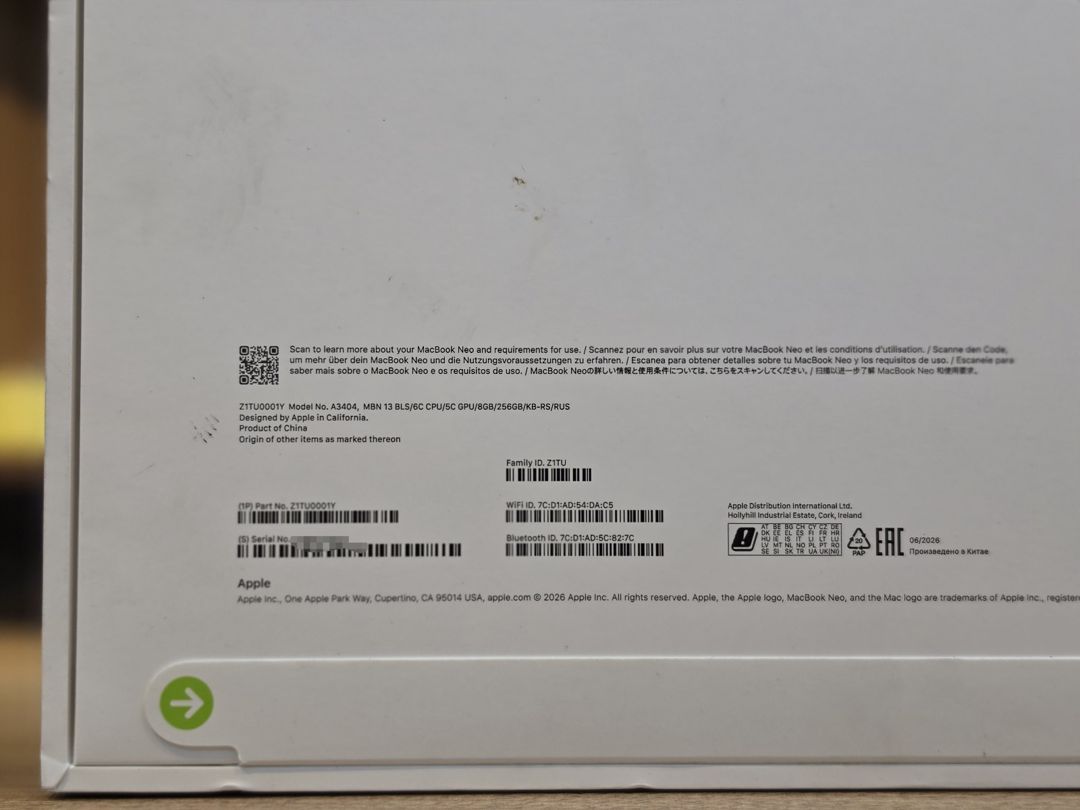 Apple Macbook Neo 13 inch 256GB/8GB Blush — Noutbuklar, Bakı (3)