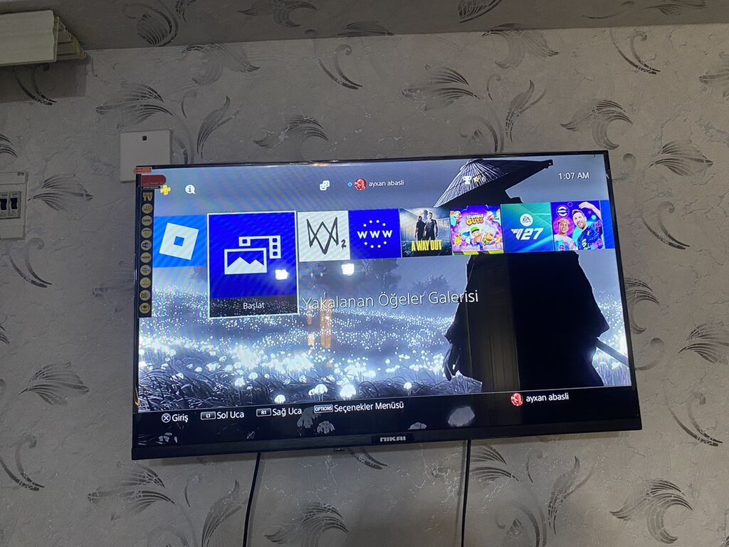 PlayStation 4 Slim 1tb yaddaş Xüsusiyyətlər: - Model: PS4 Slim, qara — Oyun konsolları, Bakı (7)