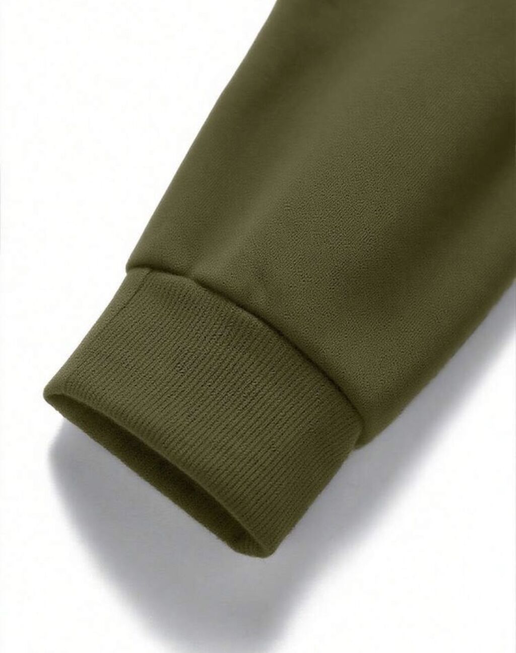S;m;l;xl Kişi sweatshirt – zeytun-yaşıl rəngdə, yarım-fermuarlı — Hodie və sviter, Bakı (3)