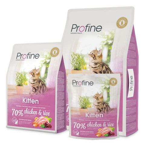 Quru yem Profine kitten bala pişiklər üçün,toyuq əti ilə, 1 kq — Bakı