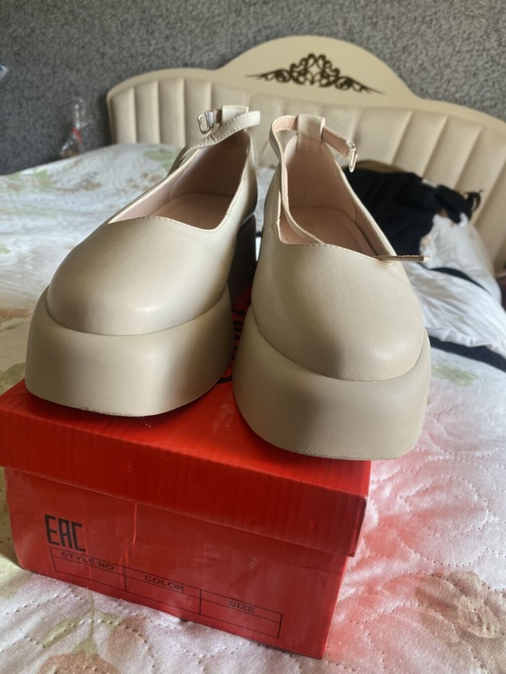 Baletkalar, Ölçü: 38, rəng - Bej, Yeni — Tufl, Xırdalan (3)