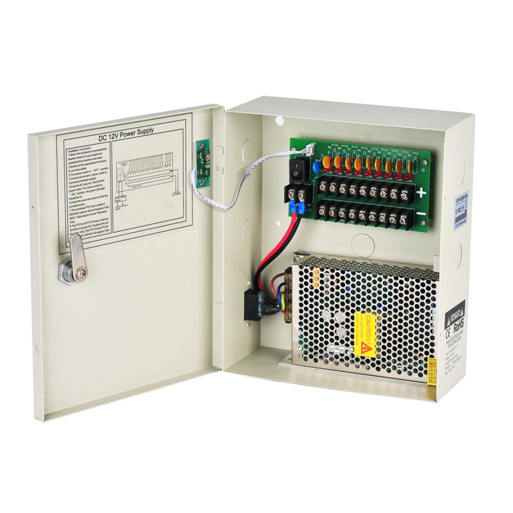 Cctv Qida bloku 9-kanal 12V 5A Qida bloku (CP1209-5A) — Mallar, Bakı (2)