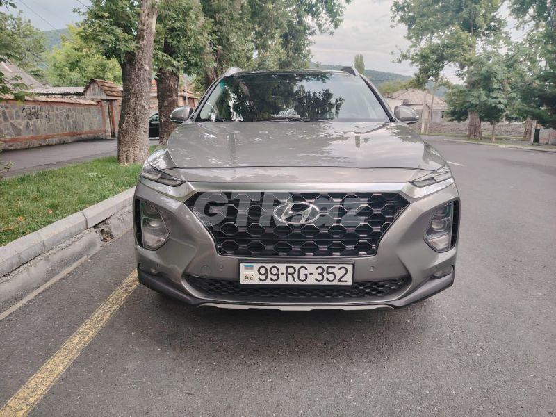 Hyundai Santa Fe 2.4 L, 2019, 204 330 km 99-RG-352 — Avtomobillər, Qax (9)