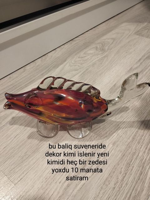 Fiqur, Şüşə, rəng - Narıncı — Bakı