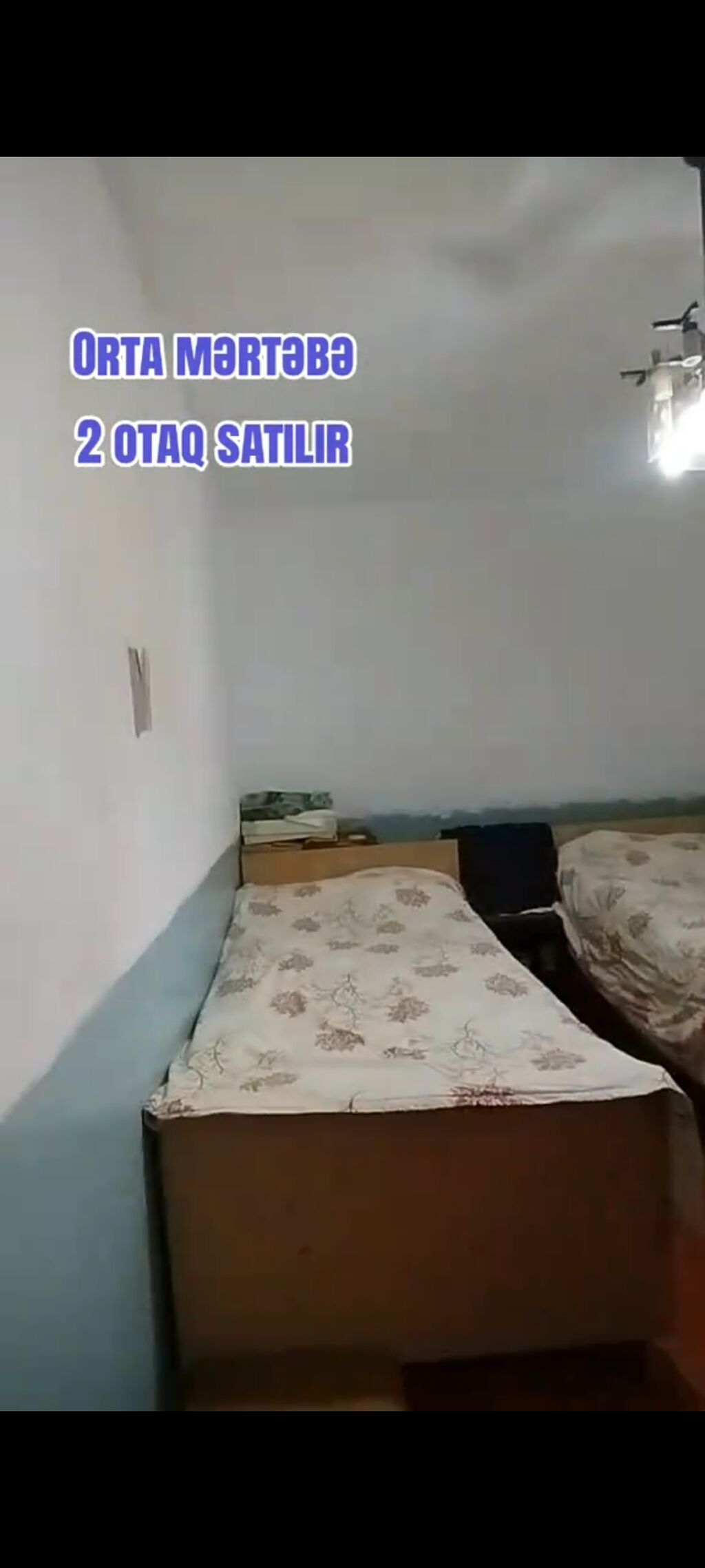 Orta mərtəbədə yerləşən 2 otaqlı mənzil satılır. Planlaşdırma — Mənzil, Mingəçevir (5)