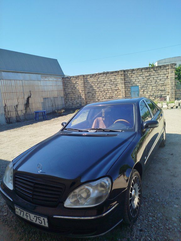 Mercedes S 430, 4.3 L, 2000 il, 400 700 km 77-FL-751 — Avtomobillər, Şəmkir