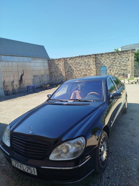 Mercedes S 430, 4.3 L, 2000 il, 400 700 km — Şəmkir