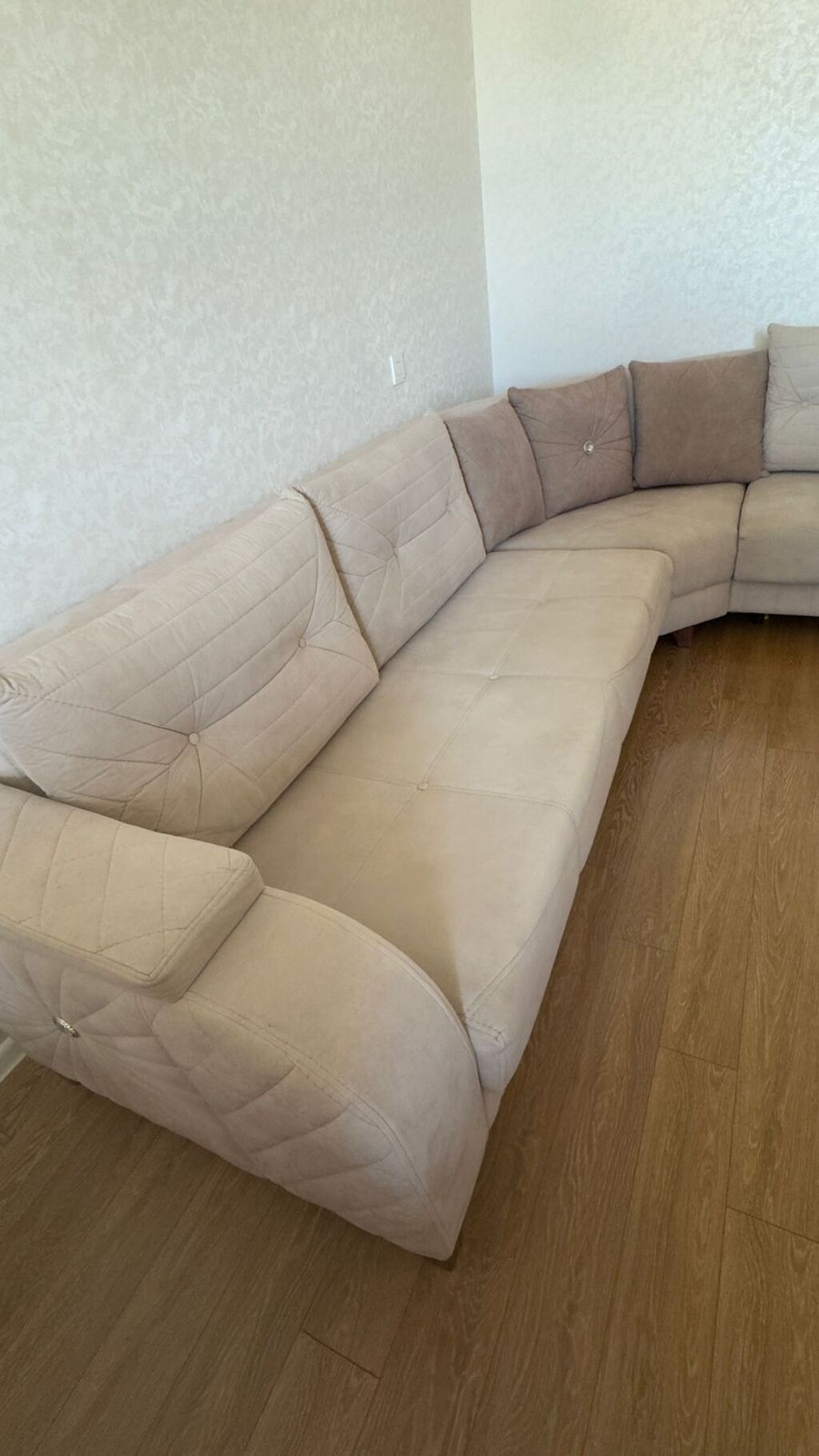 Künc divan, İşlənmiş, Açılan, Bazalı, Parça — Divanlər, Bakı (4)