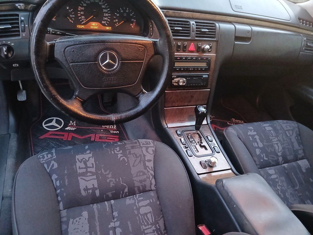 Mercedes E 280, 2.8 L, 1999 il, 354 250 km — Avtomobillər, Şəmkir (8)