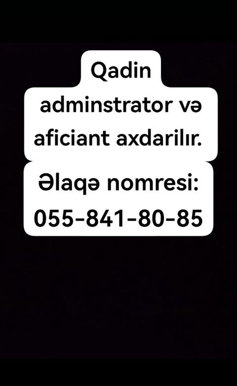 Administrator tələb olunur — Gəncə