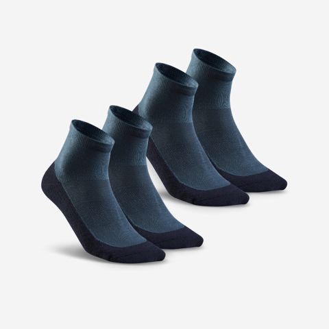 Corablar və getrlər Quechua 8649534 azarkeşləri üçün, orta hündürlükdə yürüş corabları, Hike 50, mavi, 2 cüt, ölçü 43/46, Dec_4336764 — Bakı