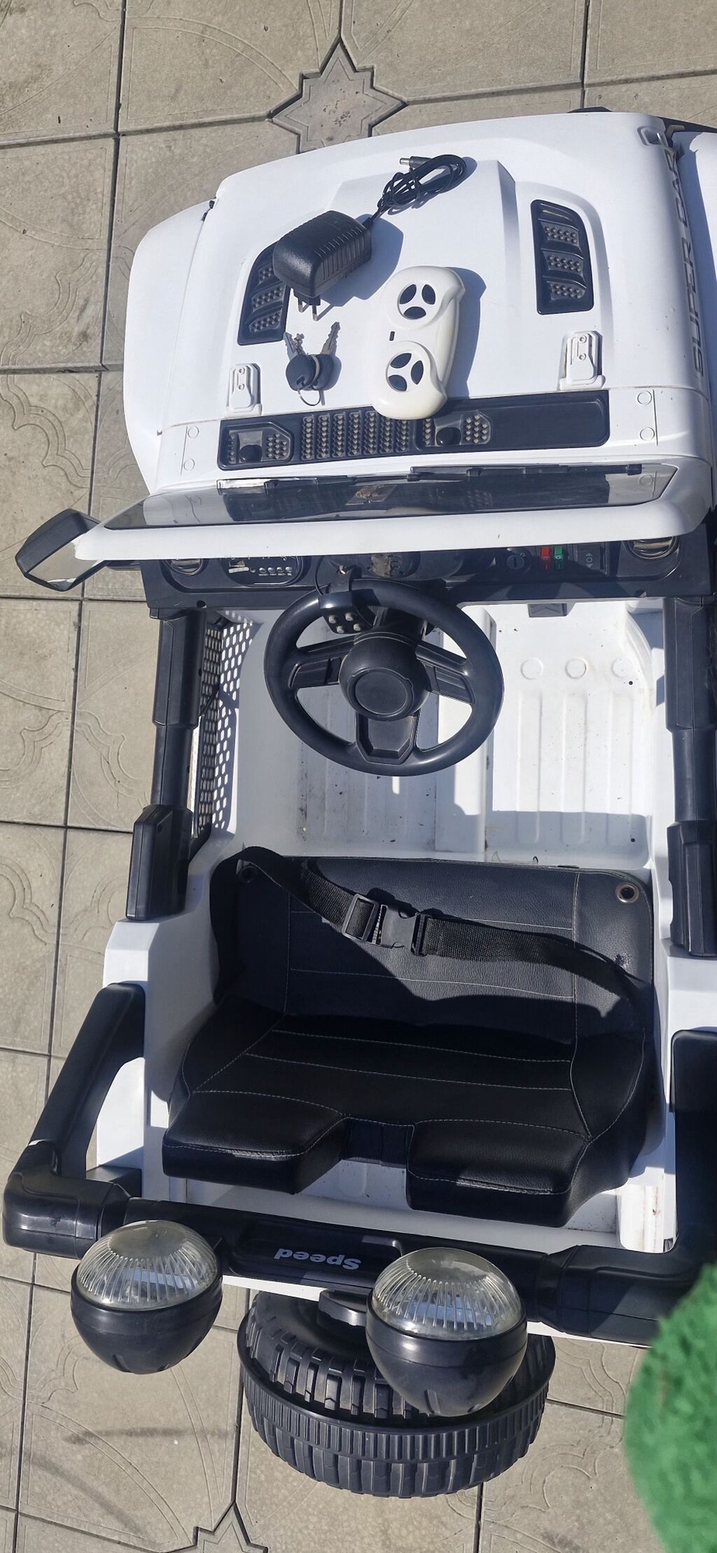 Uşaq üçün elektrikli minik maşını – “Super Car” off-road üslubunda — Uşaq avtomobilləri, Lənkəran (5)