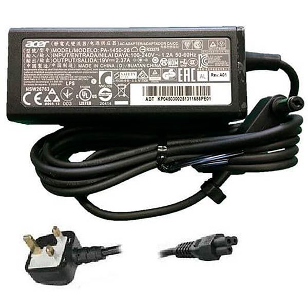 Acer 19v 2.37a charger 5.5mm x 1.7mm 45w — Mallar, Bakı