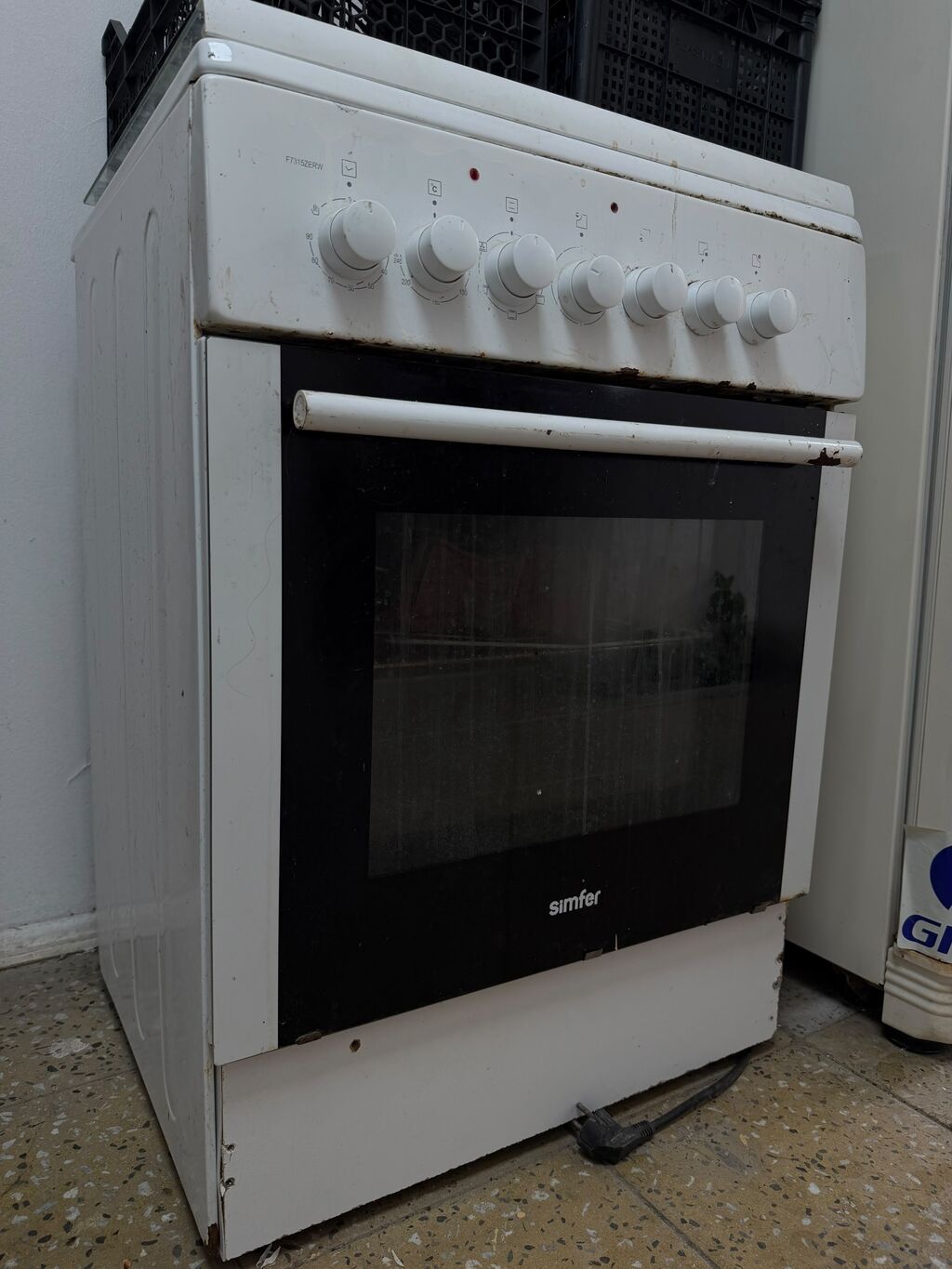 Elektrik sobası Ayrıca dayanan, 4 gözlü, İşlənmiş — Masaüstü plitələr, Bakı