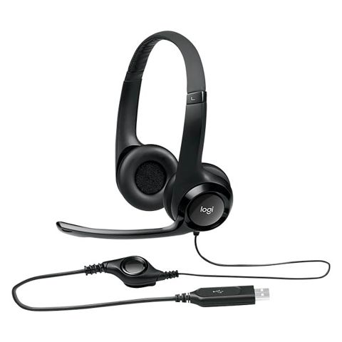 Logitech H390 Corded USB Headset 981-000406 — Bakı