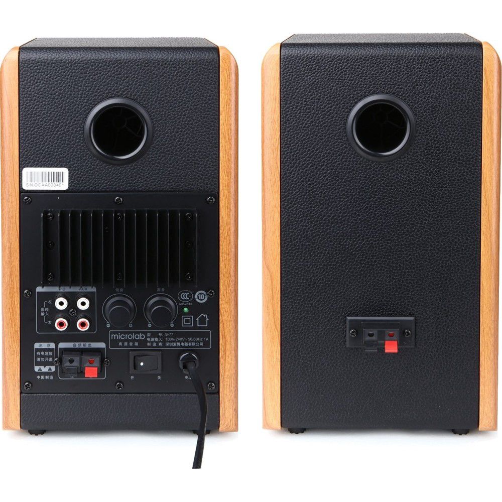 Akustik Stereo sistem 2.0 Microlab B77 — Mallar, Bakı (3)