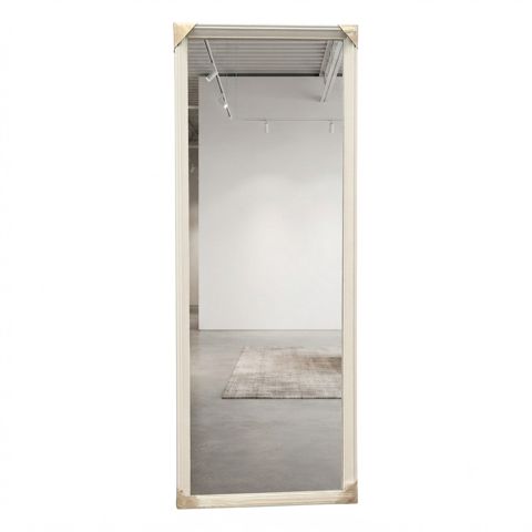 Döşəməüstü güzgü, 55x160 sm, bej, şüşə/taxta — Bakı