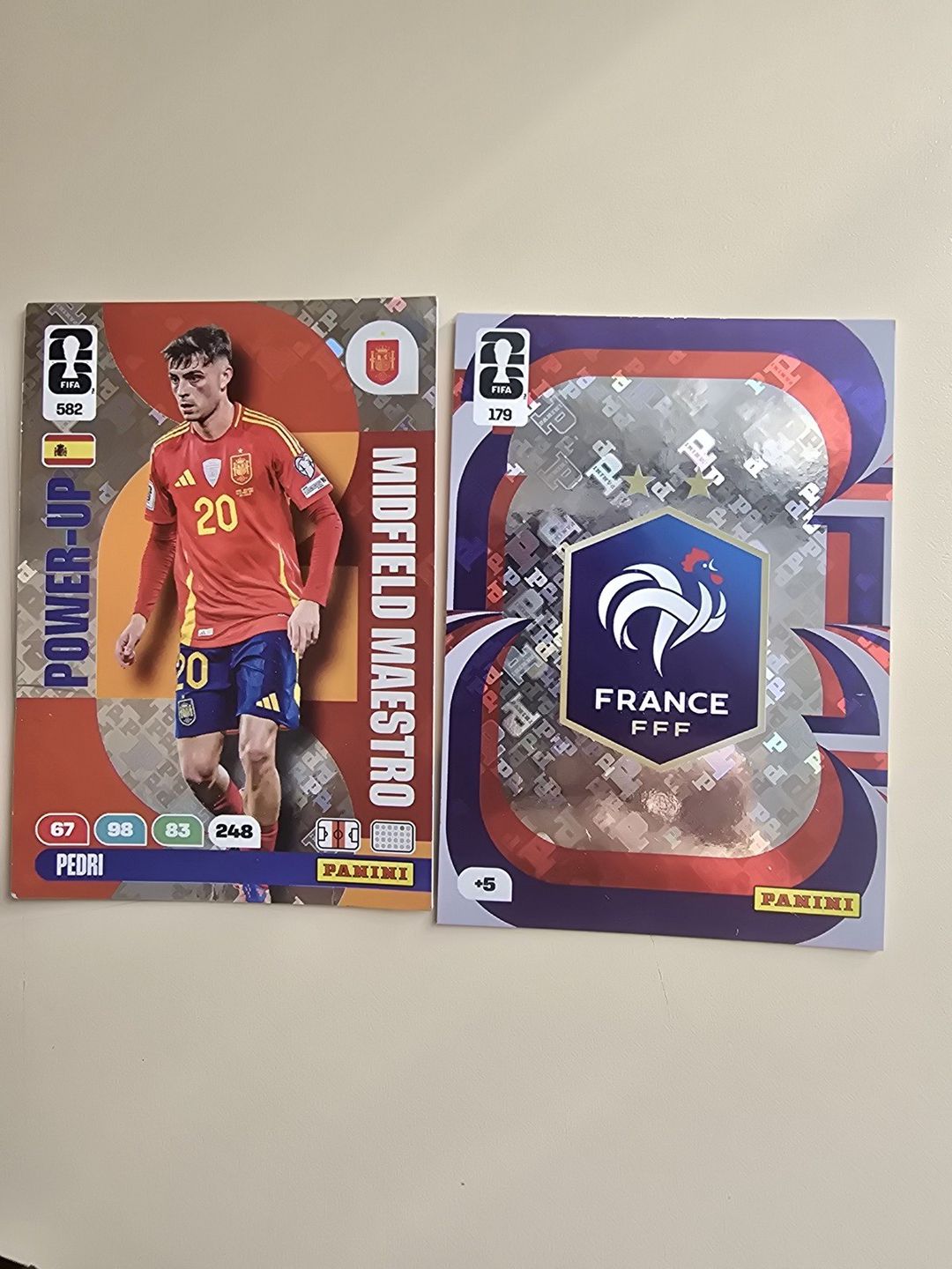 Panini World Cup 2026 Pedri Power-Up + France Logo — Kolleksiyalar, Bakı