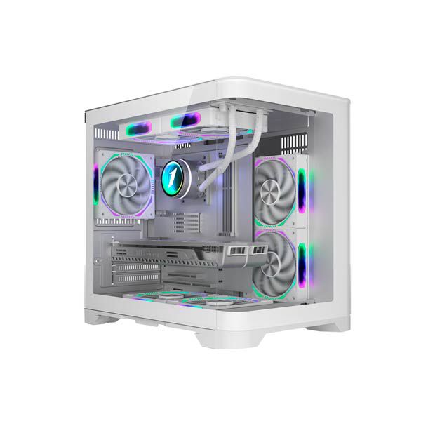 1stplayer Computer Case UV5-WH UV5-WH-2FCR-W-1FC-W — Mallar, Bakı
