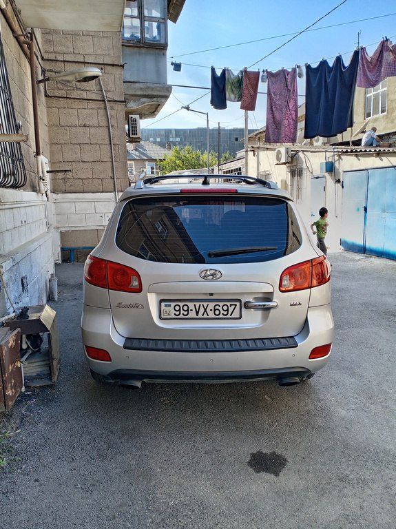 Hyundai Santa Fe, 2.2 L, 2009 il, 153 218 km 99-VX-697 — Avtomobillər, Bakı (4)