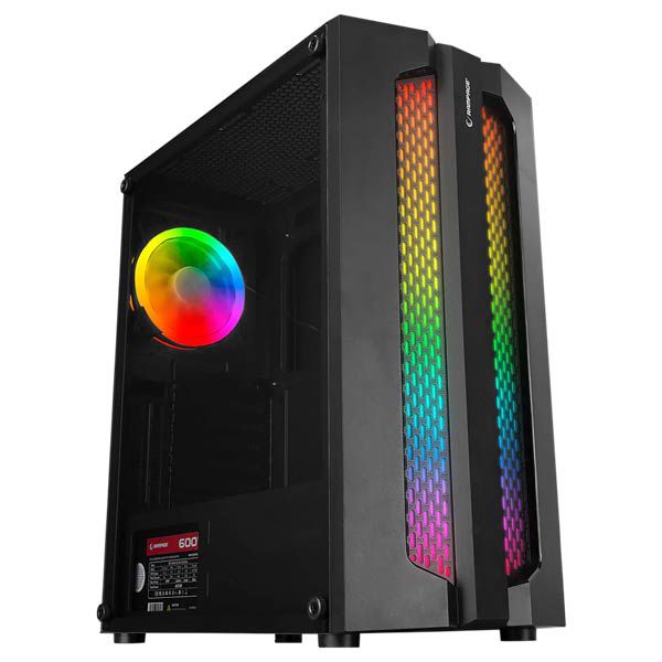 Rampage X-base 600W 80 Plus Bronze Gaming Case — Mallar, Bakı