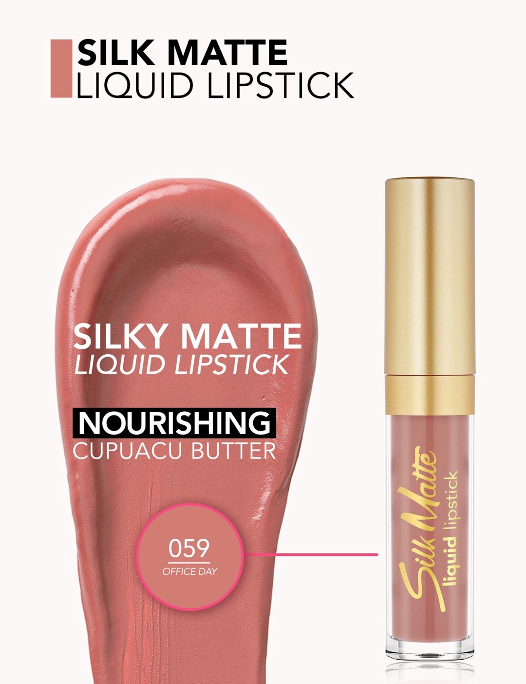 Maye dodaq boyası Flormar Silk Matte 059 Office Day 4.5 ml — Mallar, Bakı (3)