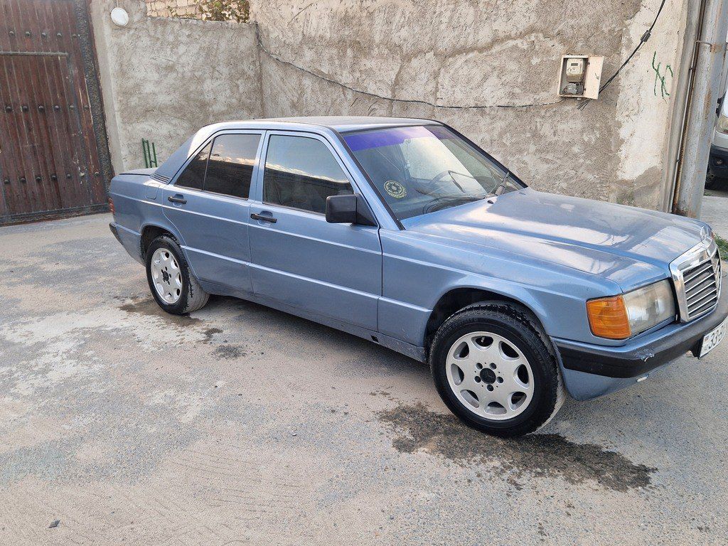 Mercedes 190, 2.0 L, 1990 il, 256 000 km 33-BX-542 — Avtomobillər, Bakı (8)