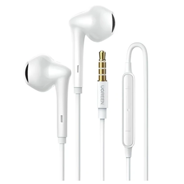 Ugreen EP101 Wired Earphones Plug White - 60692 — Mallar, Bakı