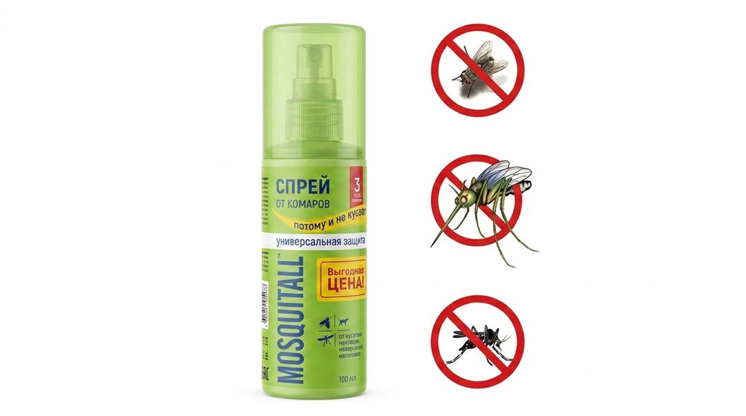 Sprey Mosquitall, həşəratlara qarşı, yaşıl — Mallar, Bakı