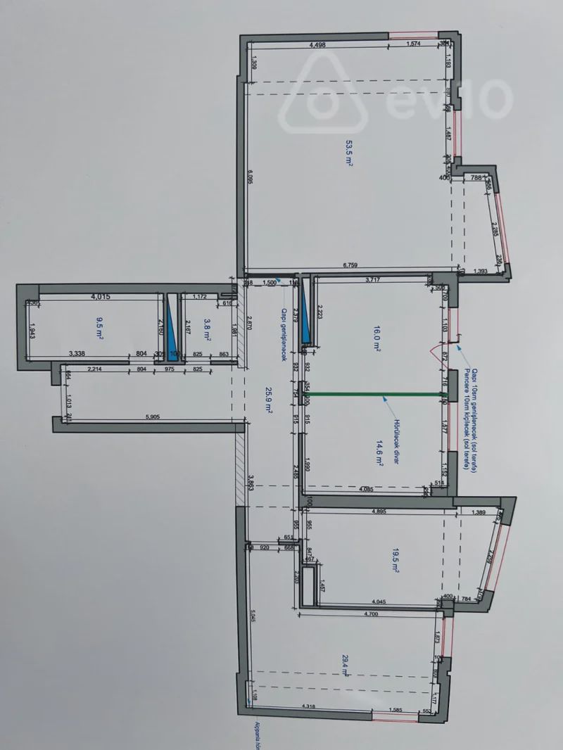 For sale: 4-room apartment (new building), 176 m² — Mənzil, Bakı (5)