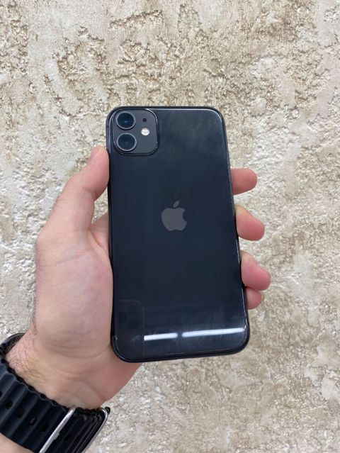 IPhone 11, 128 GB, Qara, Face ID — Bakı