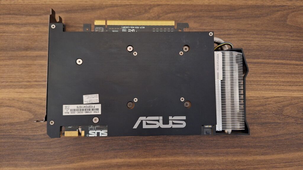 Videokart Asus GeForce GTX 960, 4 GB, İşlənmiş — Qrafik kartlar, Gəncə (2)