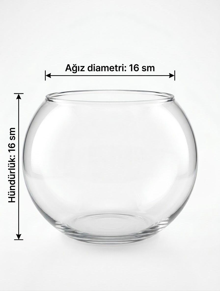 Akvarium, dairəvi, şəffaf, 3.5 l — Mallar, Bakı (2)