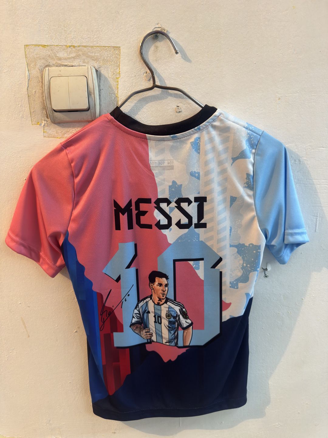 Futbol dəsti Messi 10, rəngbərəng, parça, ölçü 152 — Mallar, Bakı (2)
